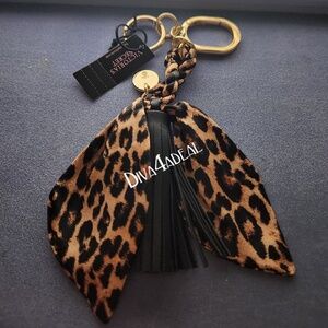 Victoria’s Secret Silk Tie Tassel Bag Charm Keychain